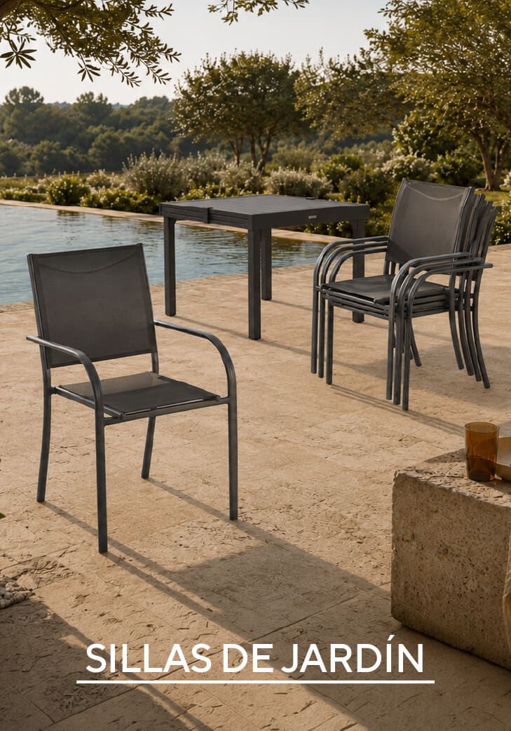 Sillas de jard&iacute;n para terraza